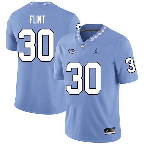 Jordan Brand Men #30 Matthew Flint North Carolina Tar Heels College Football Jerseys Sale-Carolina B